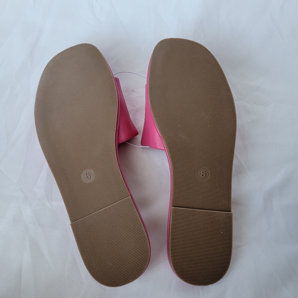 Women's Lulu Slide Sandals | Pink | A New Day - Picture 5 of 6